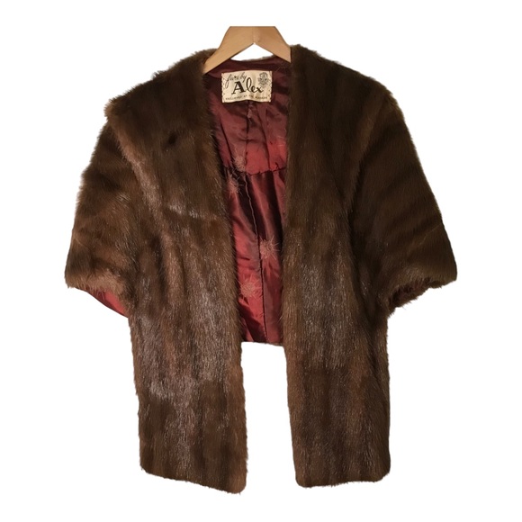 Furs by Alex Vintage Mink Stole - Picture 1 of 10